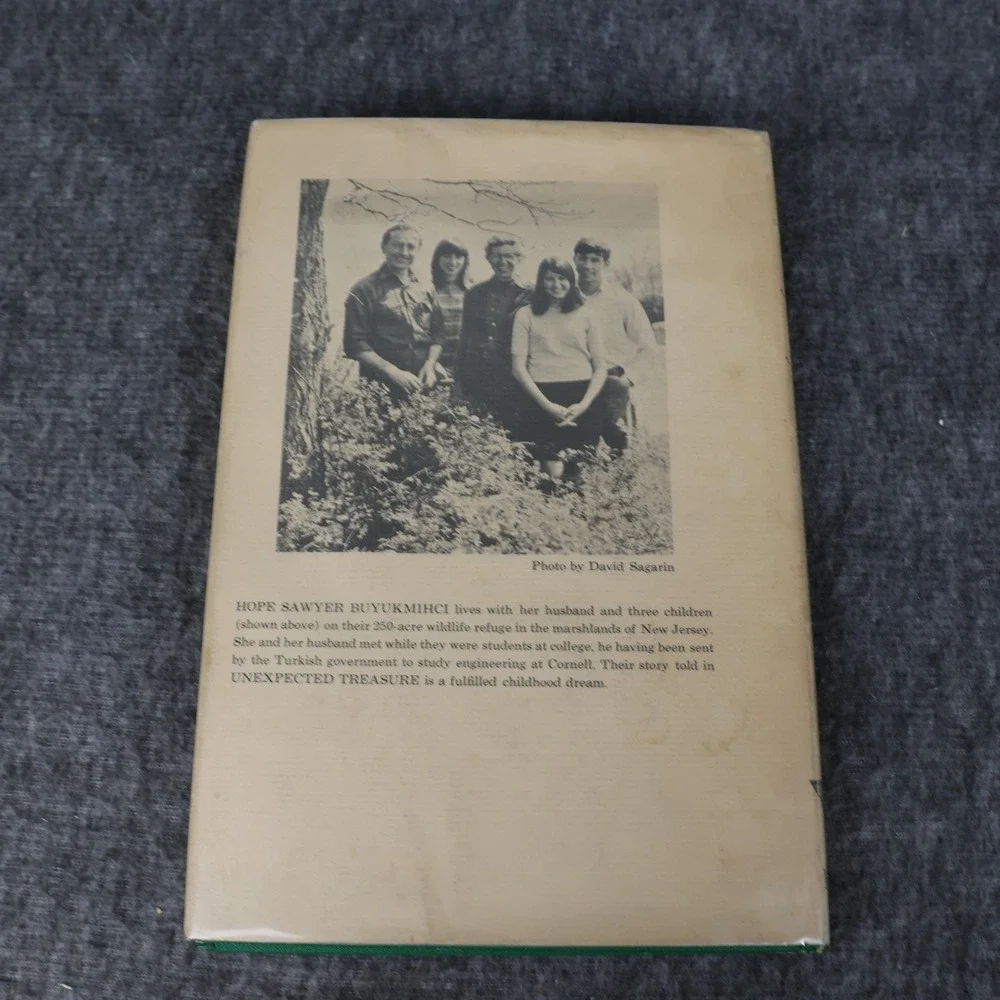 Vintage Unexpected Treasure Hope Sawyer Buyukmihci Green HC DJ 1st Ed 1968 USA